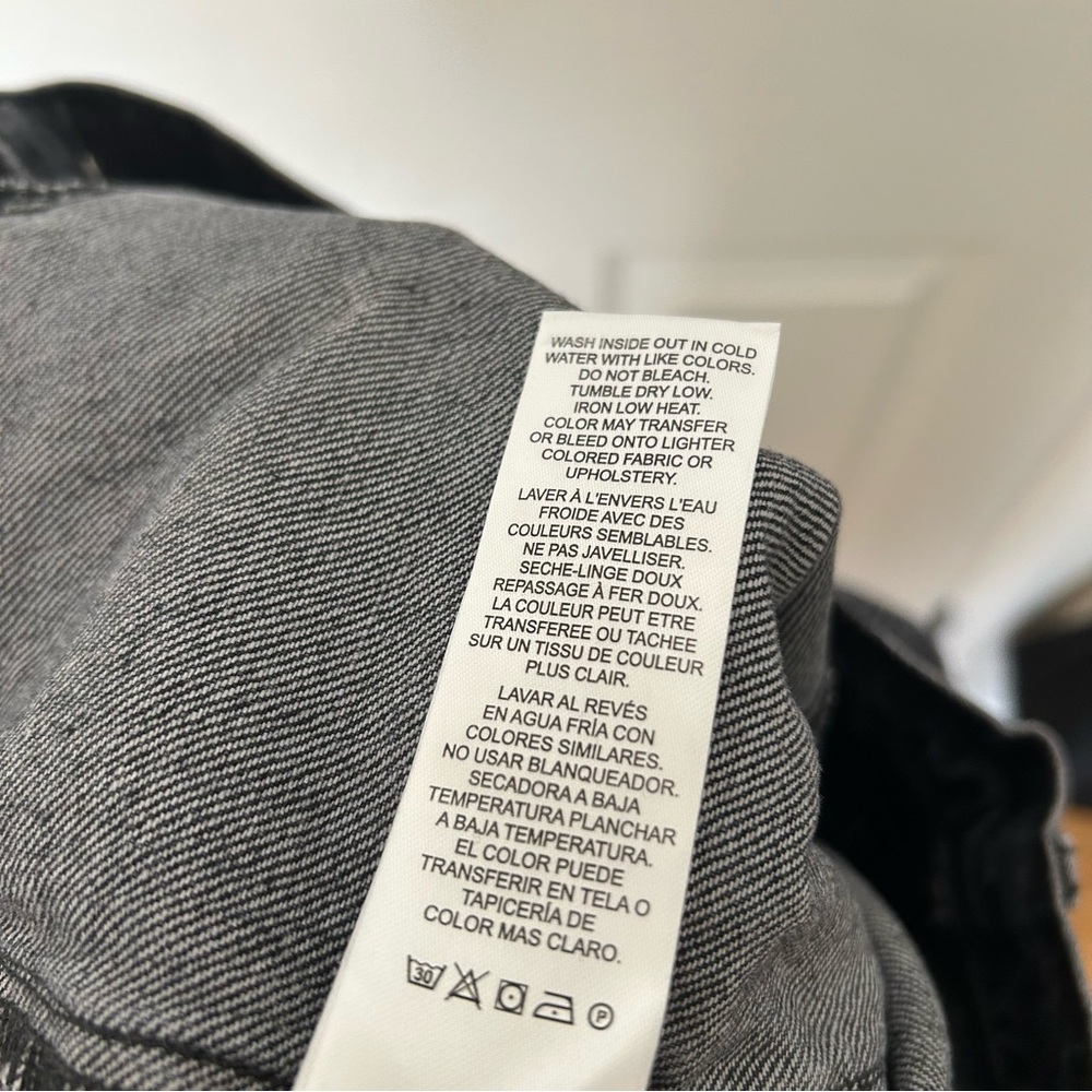 Frame High Rise Utility Straight Leg Jeans - Picture 15 of 15